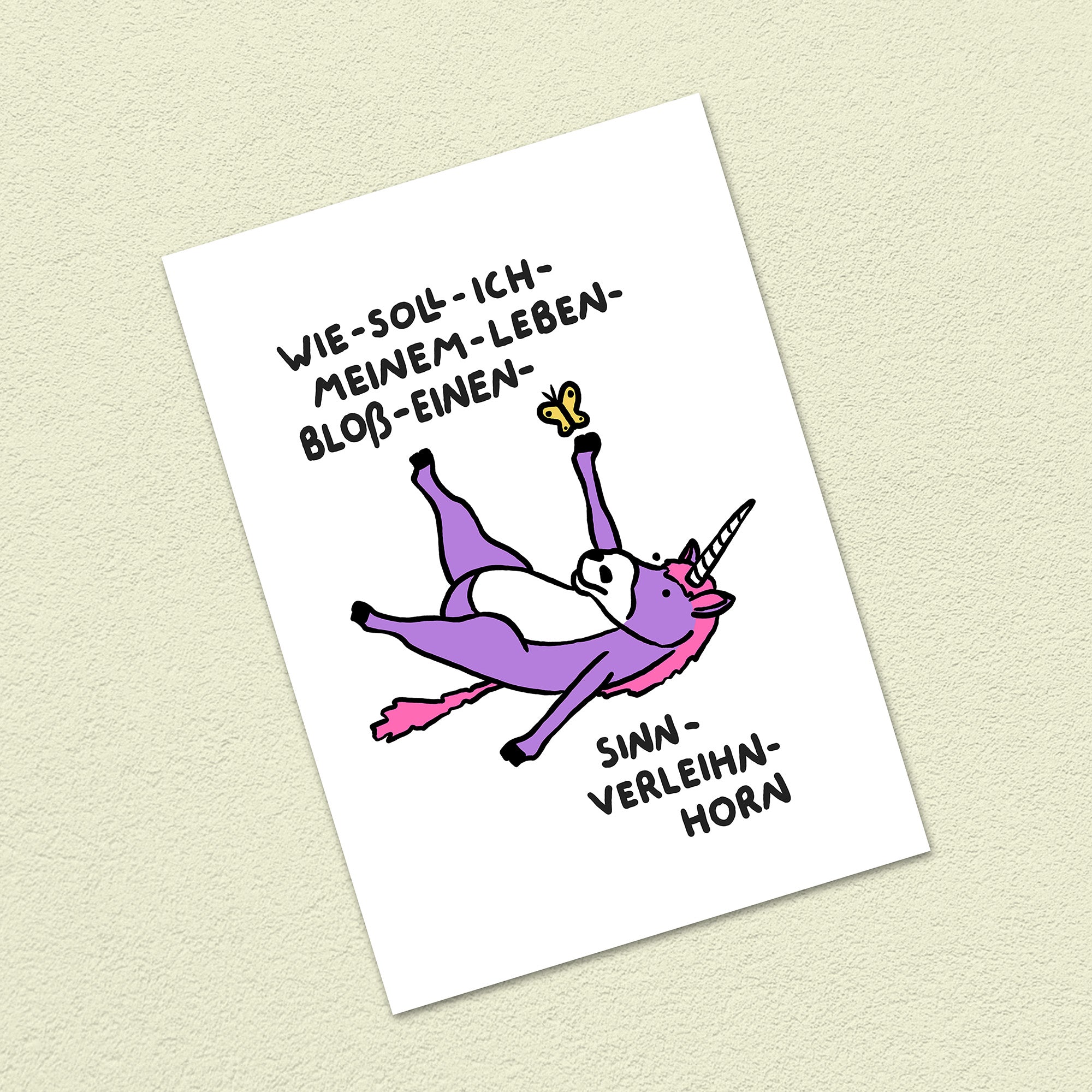 Postkarte A6 "Sinn-Verleihn-Horn"