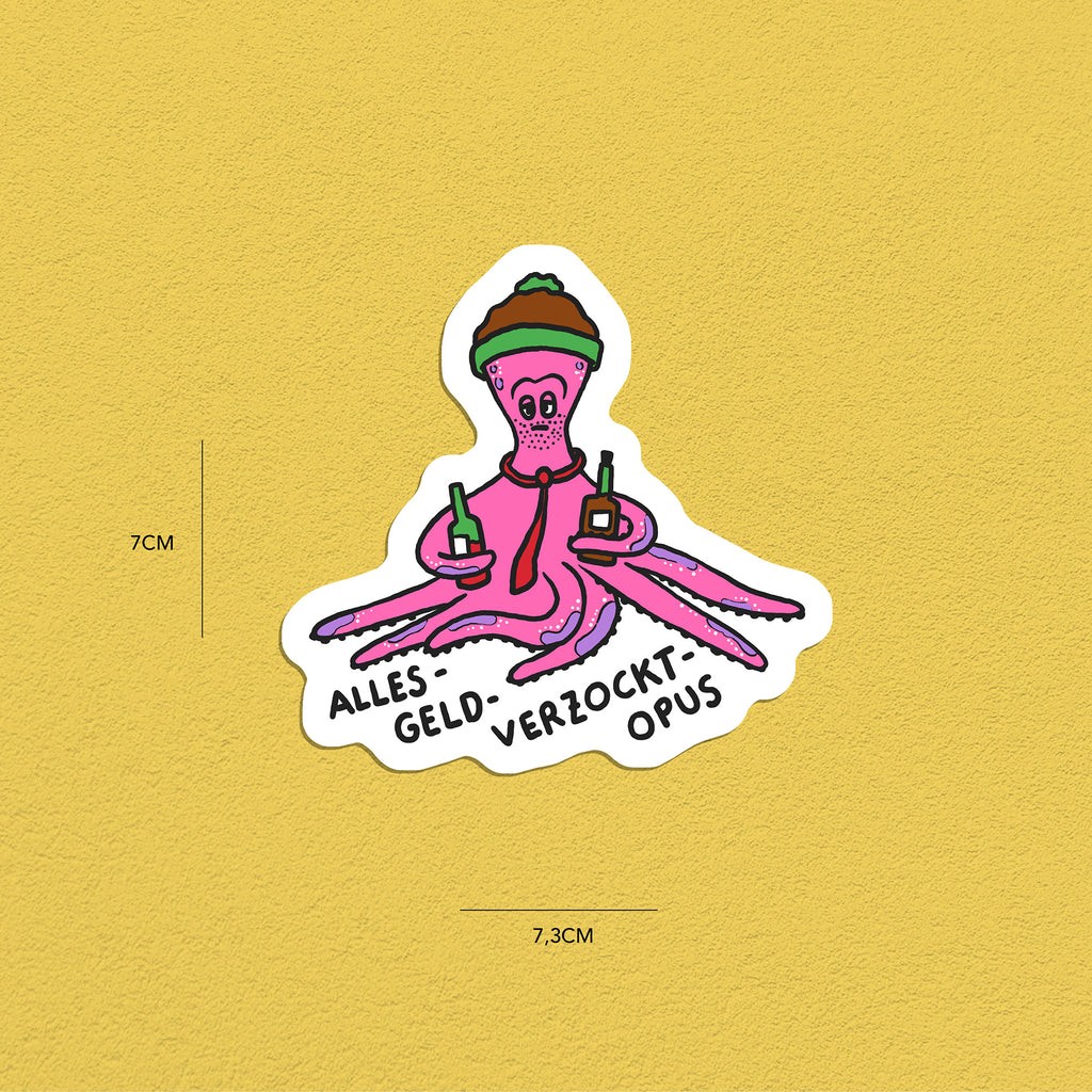 Oktopusse Stickerset 2, 5er