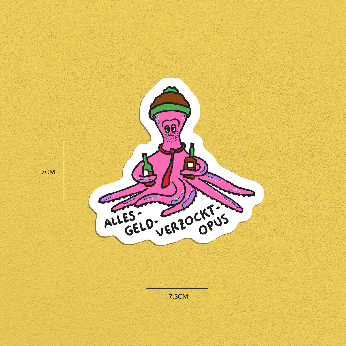 Oktopusse Stickerset 2, 5er