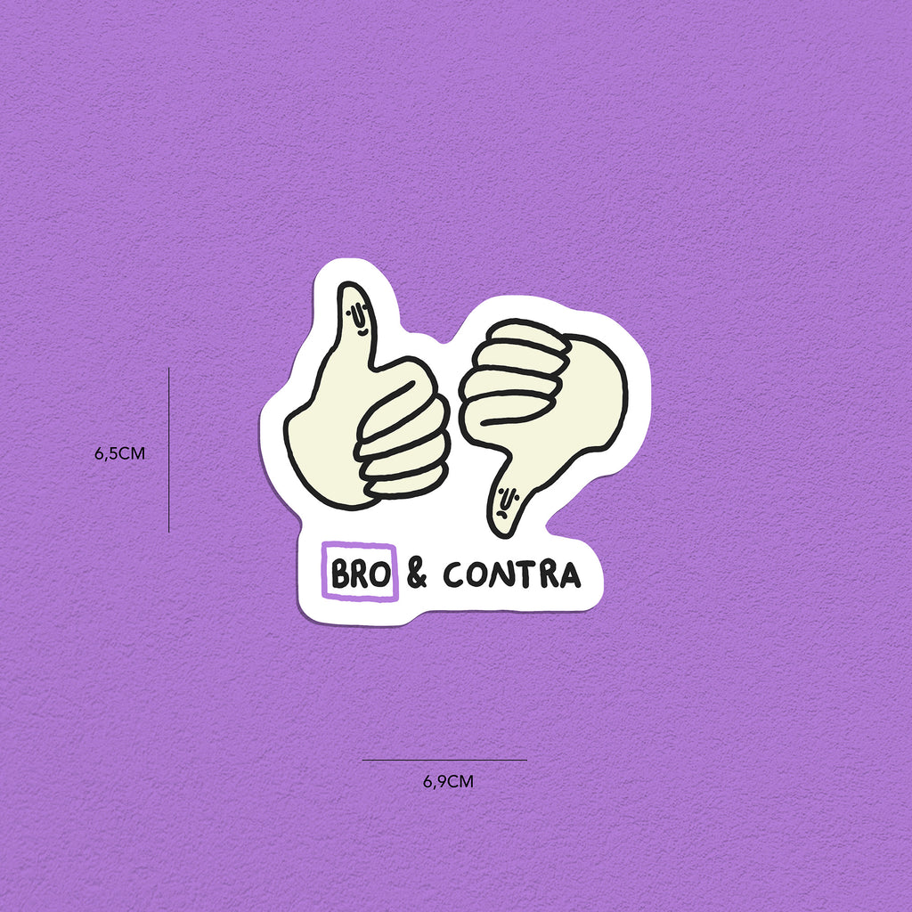 Spitznamen Dein Bro, Stickerset, 8er