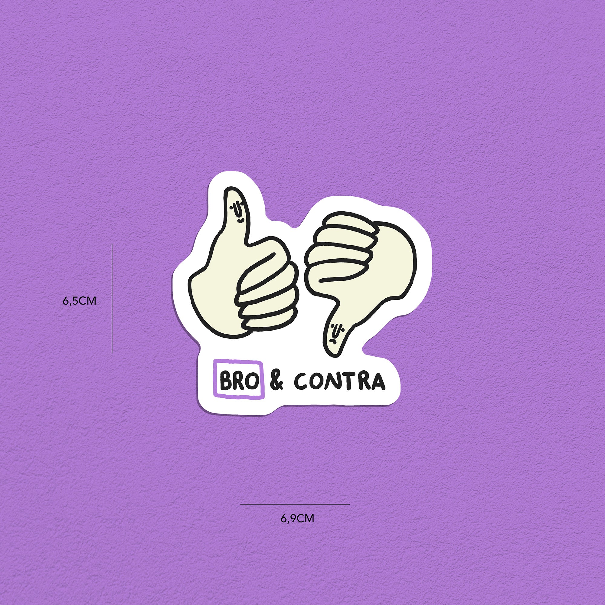Spitznamen Dein Bro, Stickerset, 8er