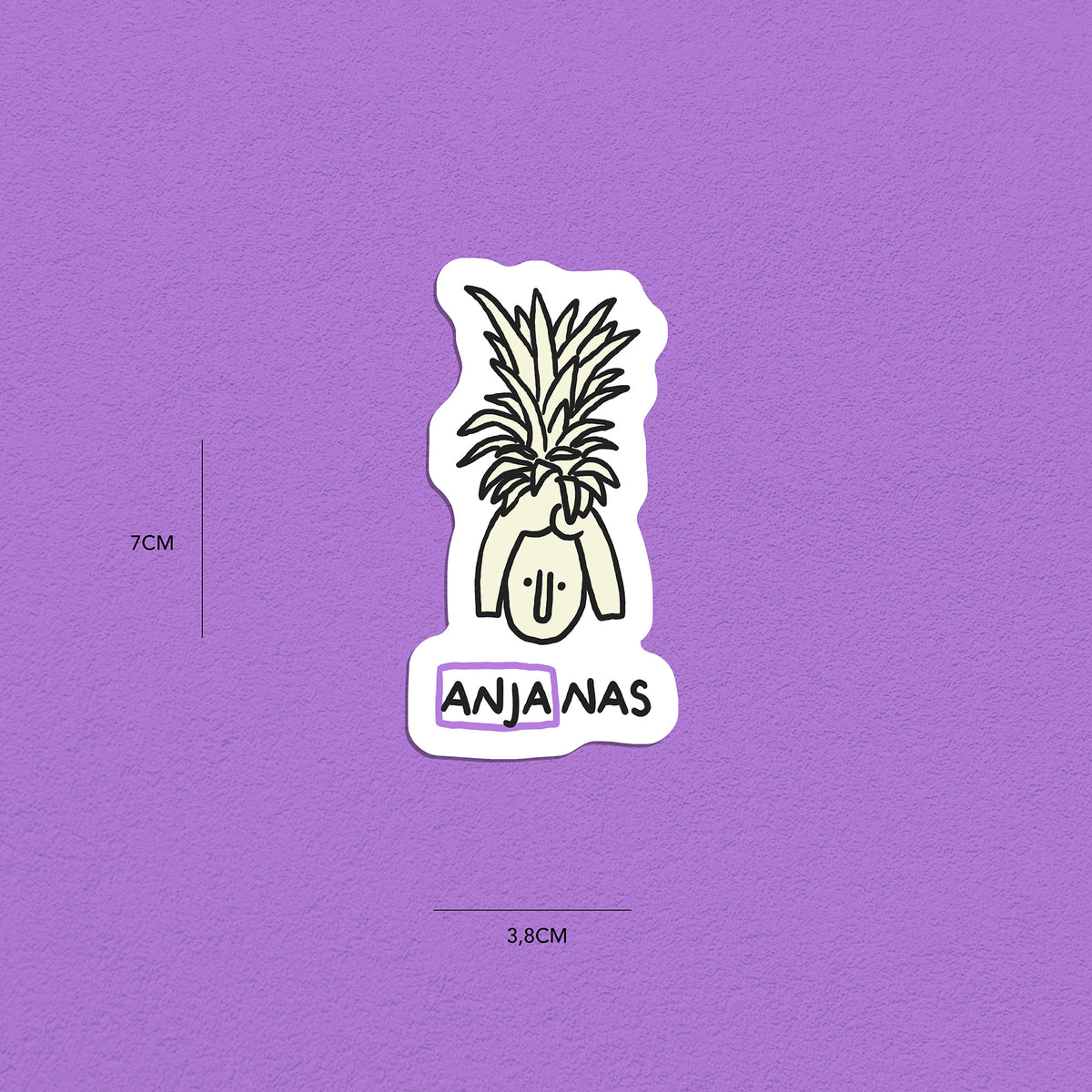Spitznamen Anja, Stickerset, 8er