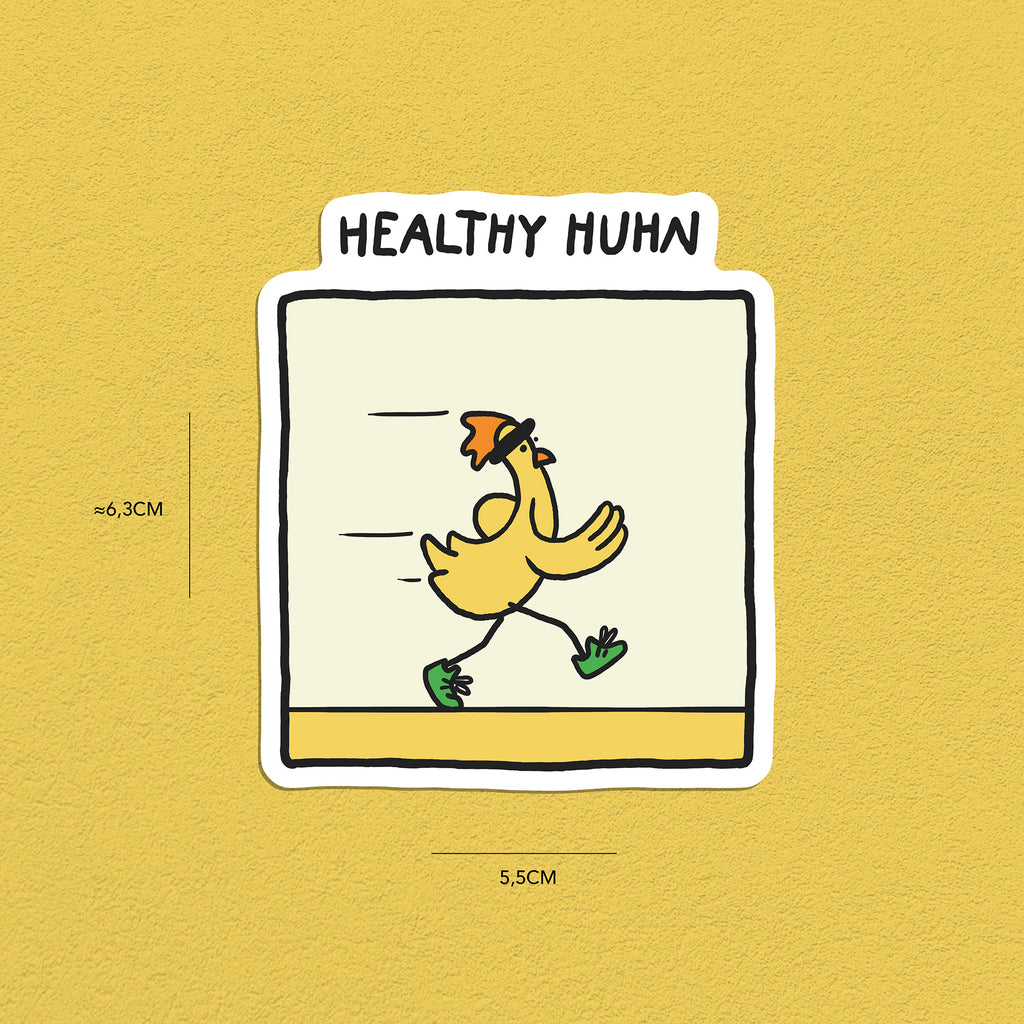 Hühner Stickerset, 9er