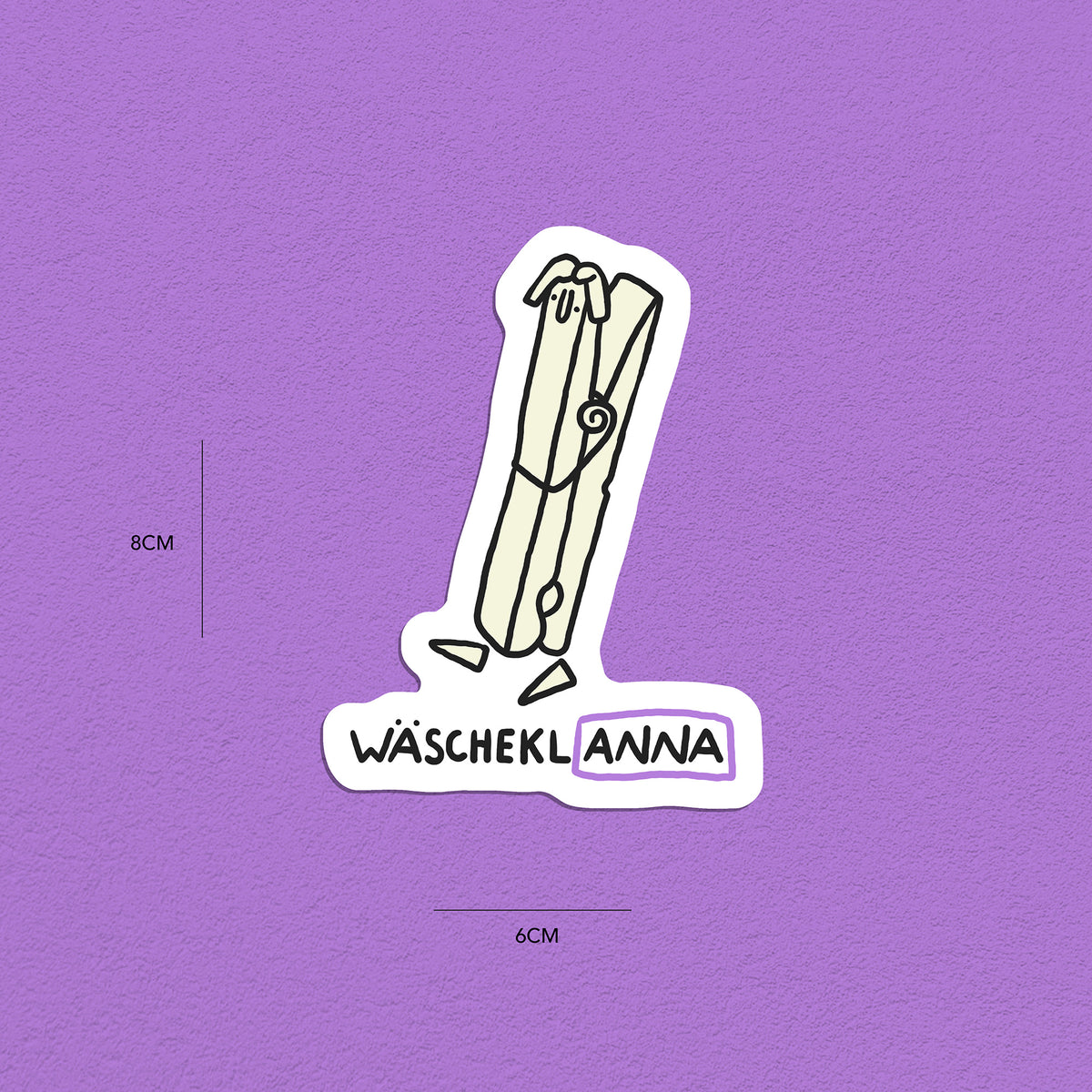 Spitznamen Anna, Stickerset, 8er