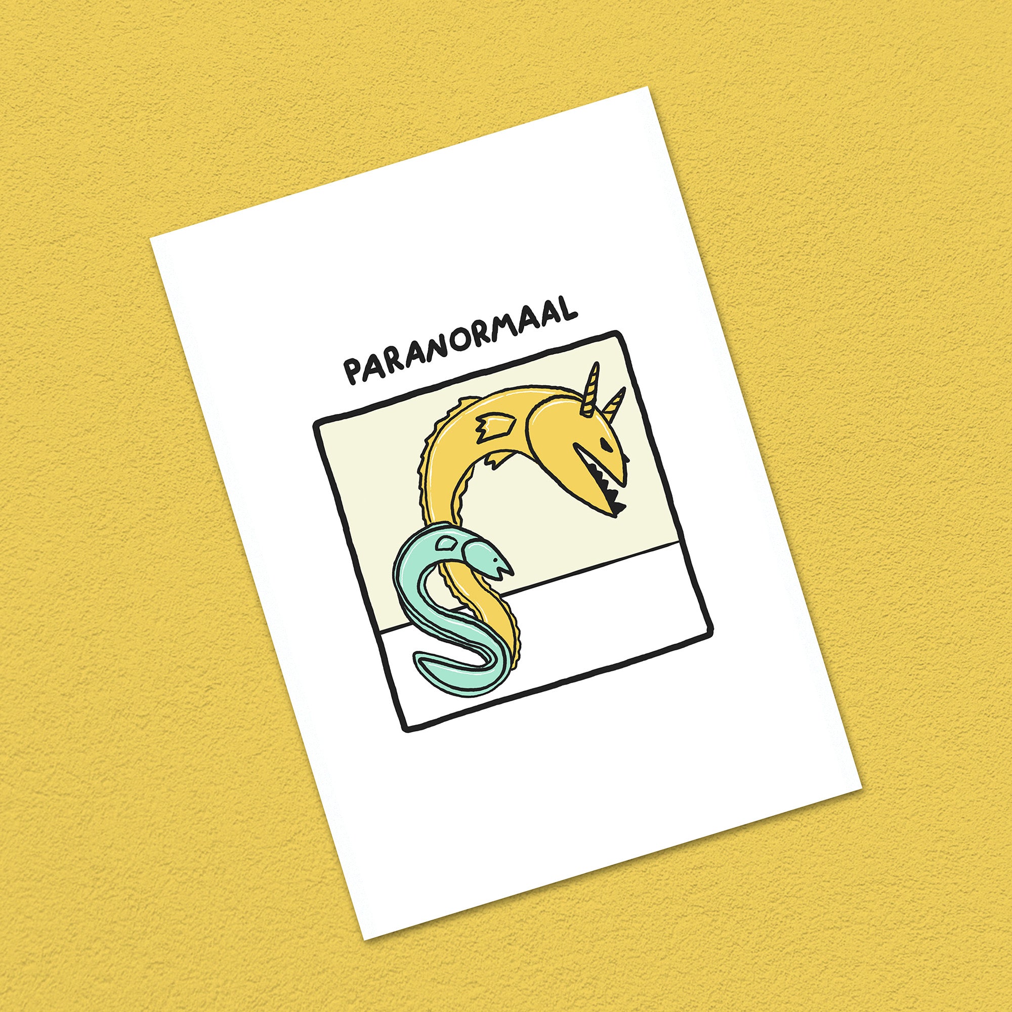 Postkarte A6 "Paranormaal"