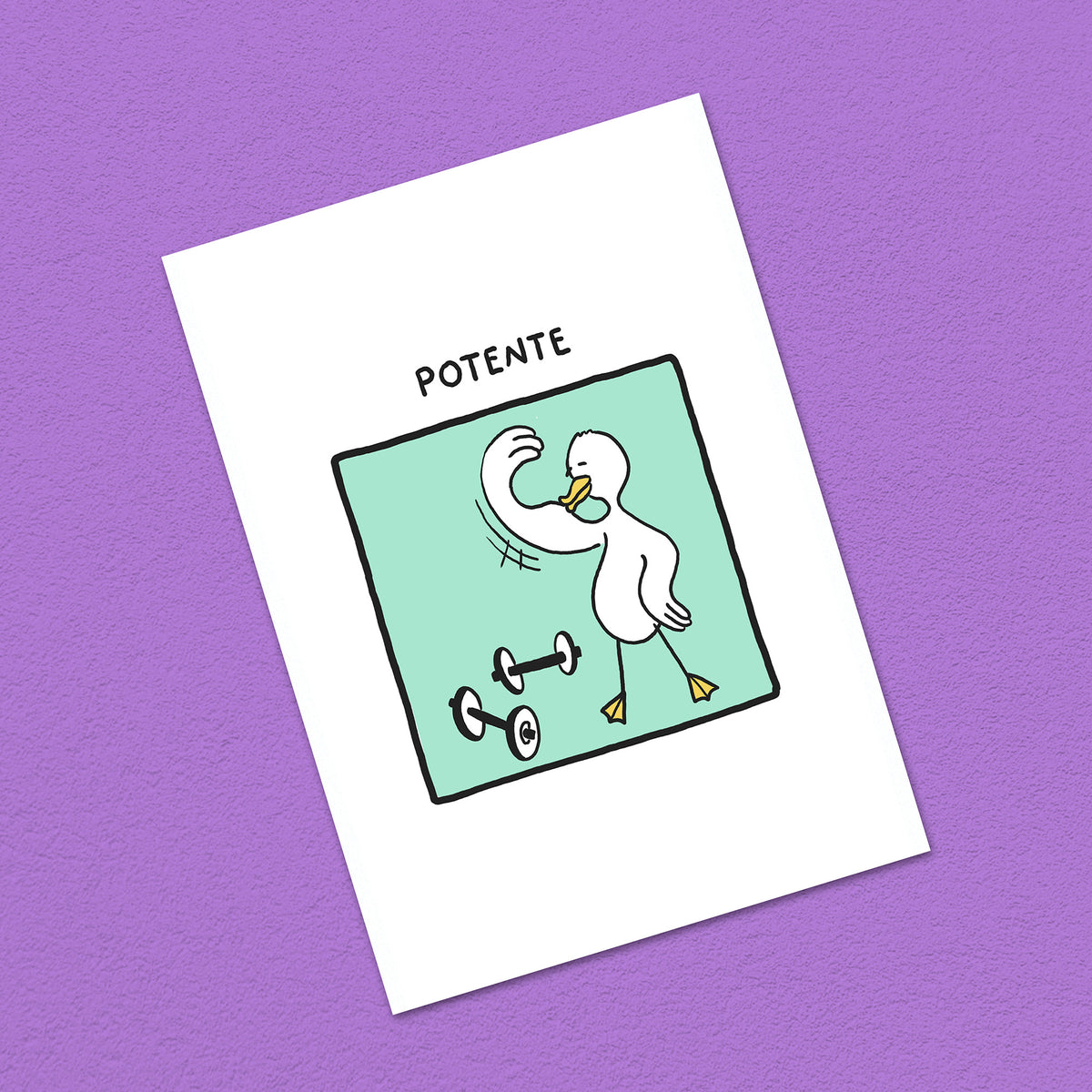 Postkarte A6 "Potente"
