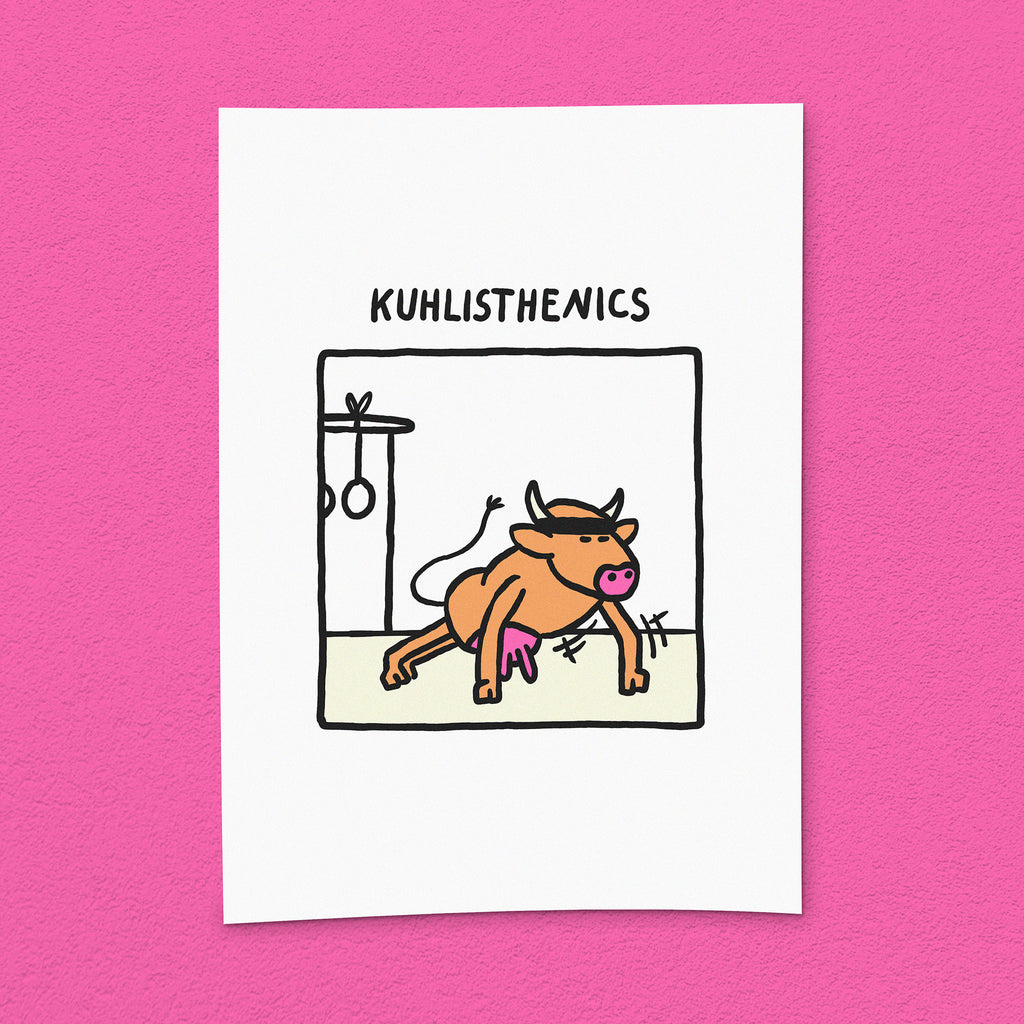 Kunstdruck "Kuhlisthenics"