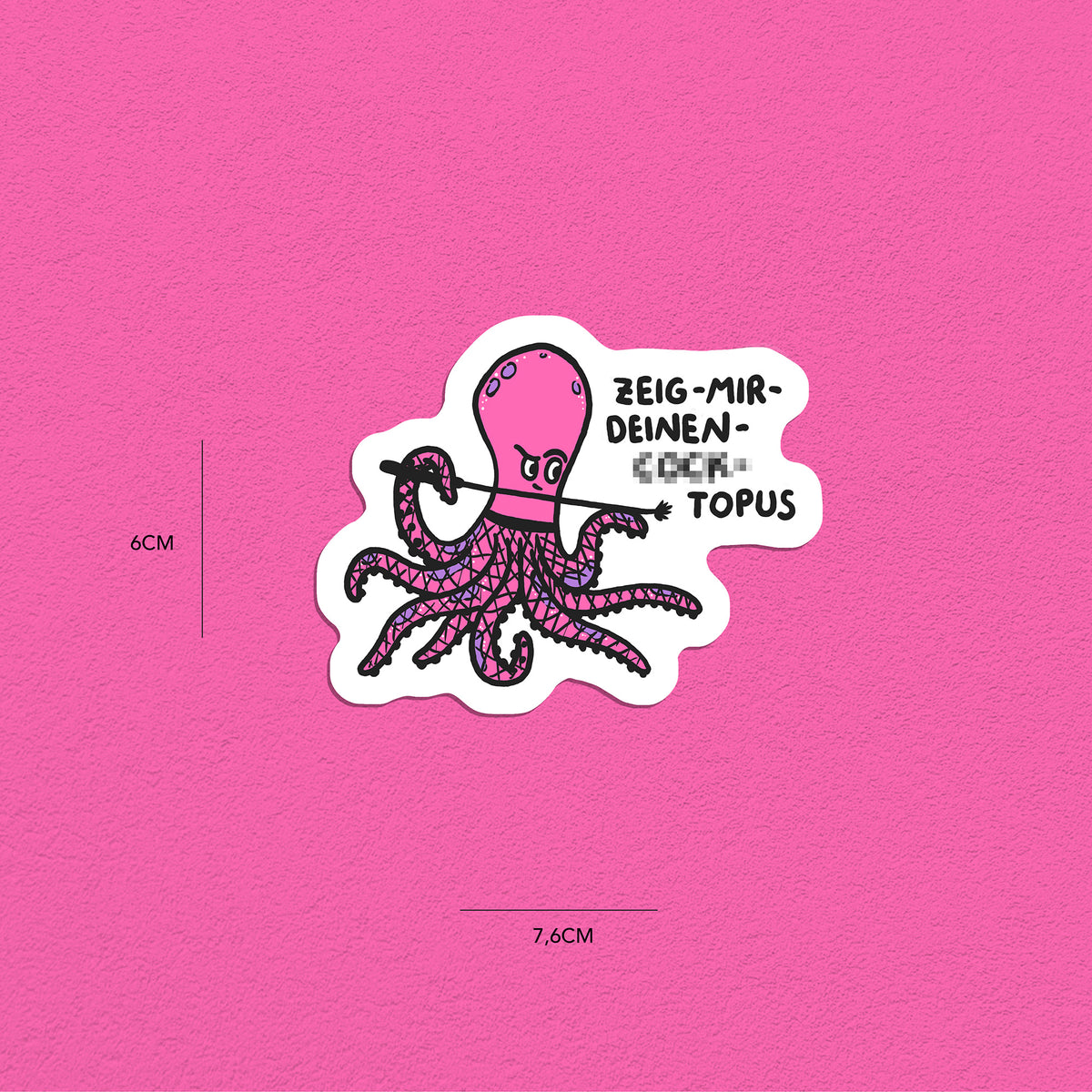 Oktopusse Stickerset, 10er