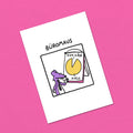 Postkarte A6 "Büromaus"