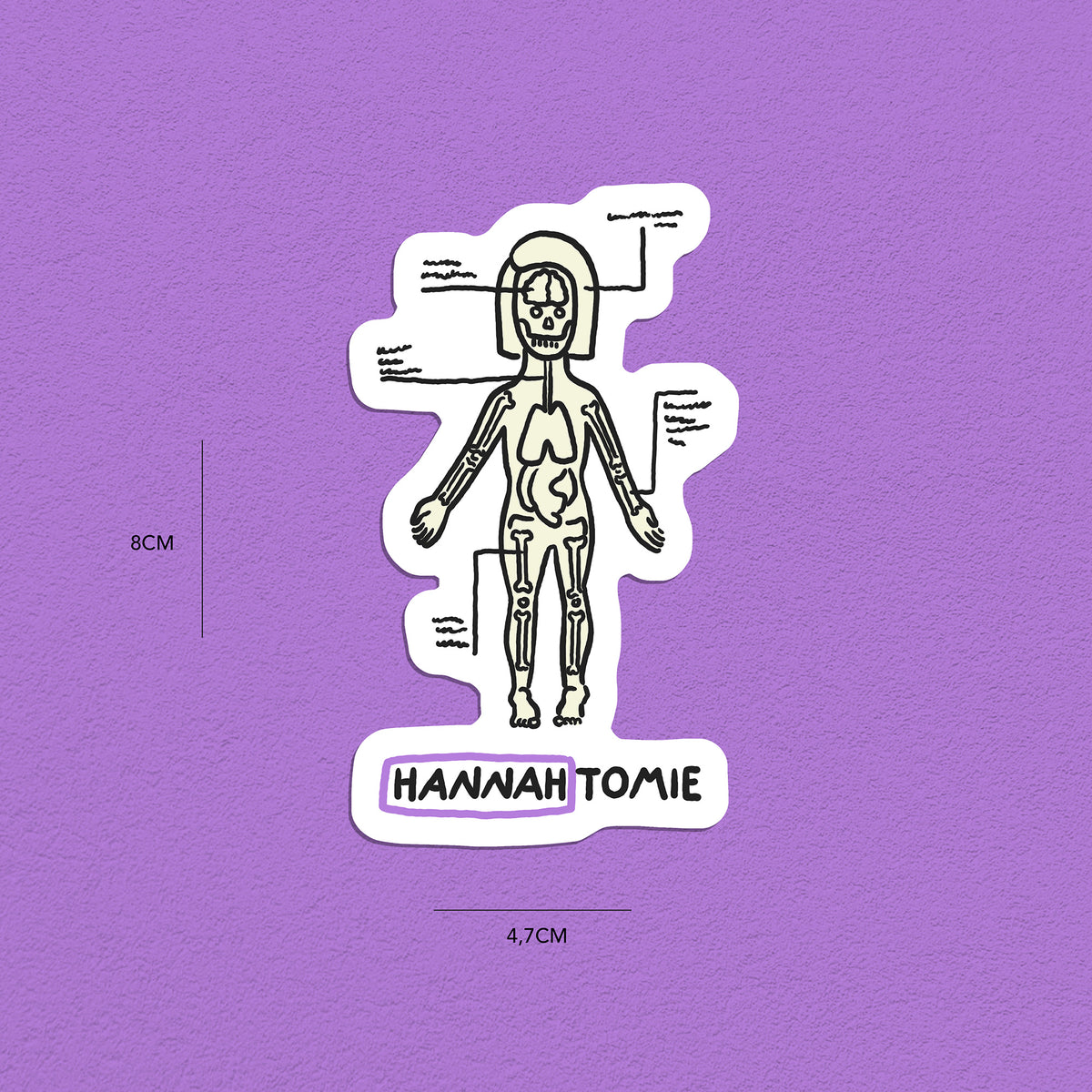 Spitznamen Hannah, Stickerset, 8er