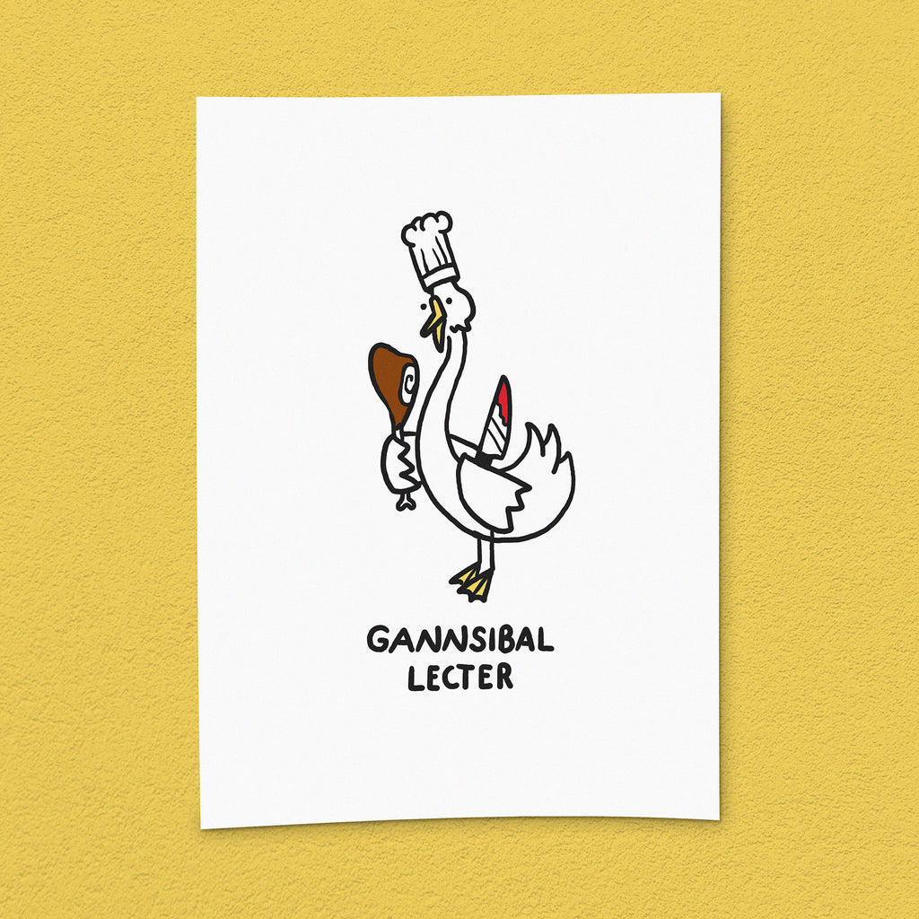 Kunstdruck "Gannsibal Lecter"
