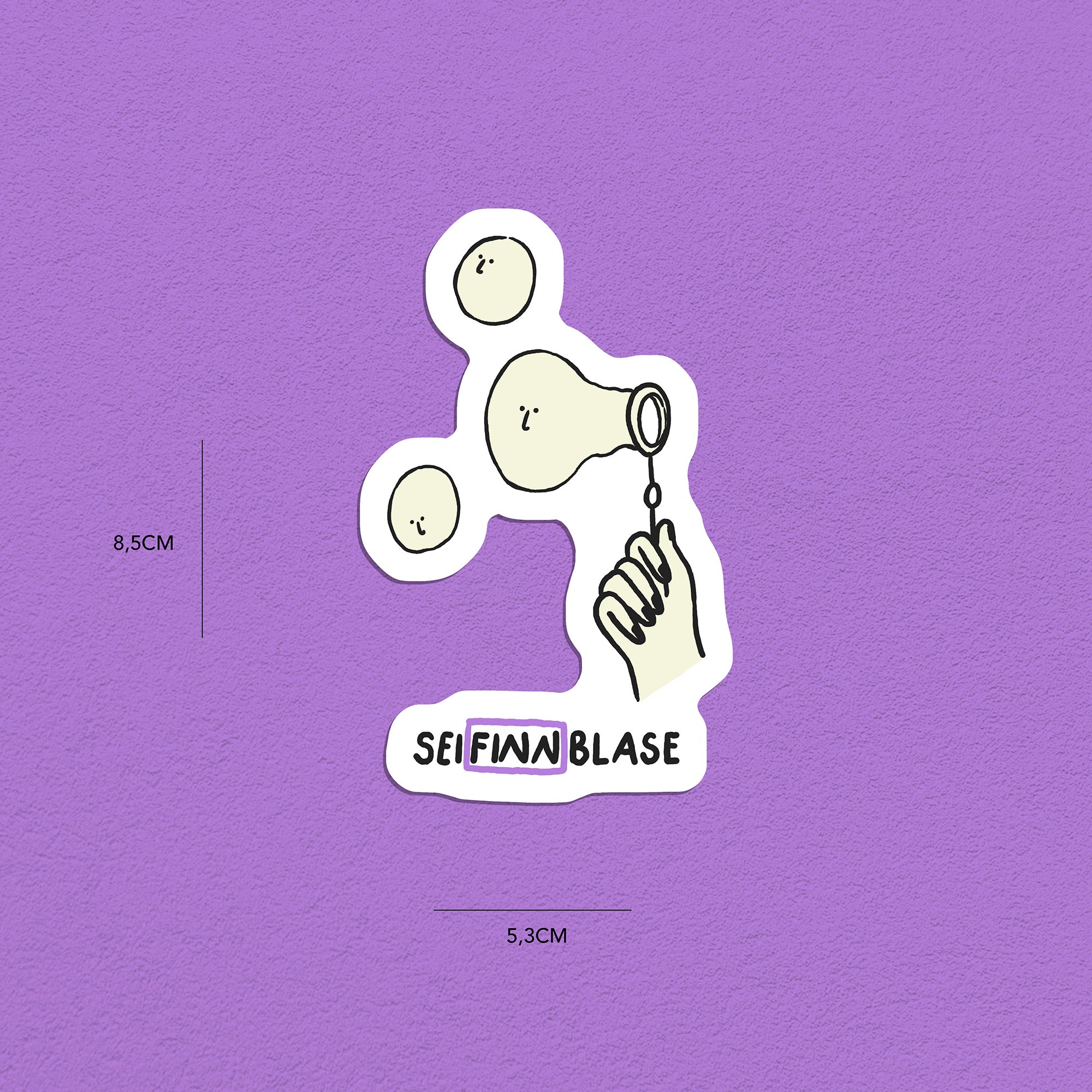 Spitznamen Finn, Stickerset, 8er