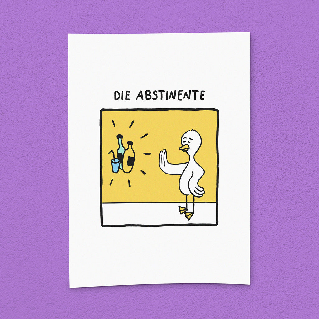 Kunstdruck "Abstinente"