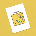 Postkarte A6 "Weltaal"