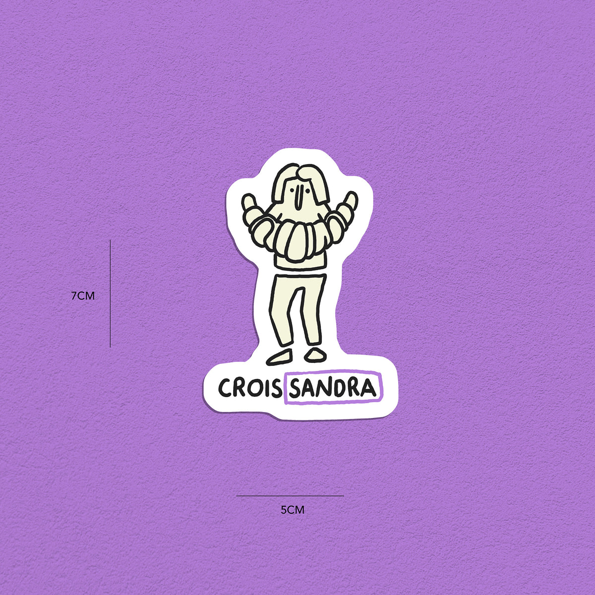 Spitznamen Sandra, Stickerset, 8er