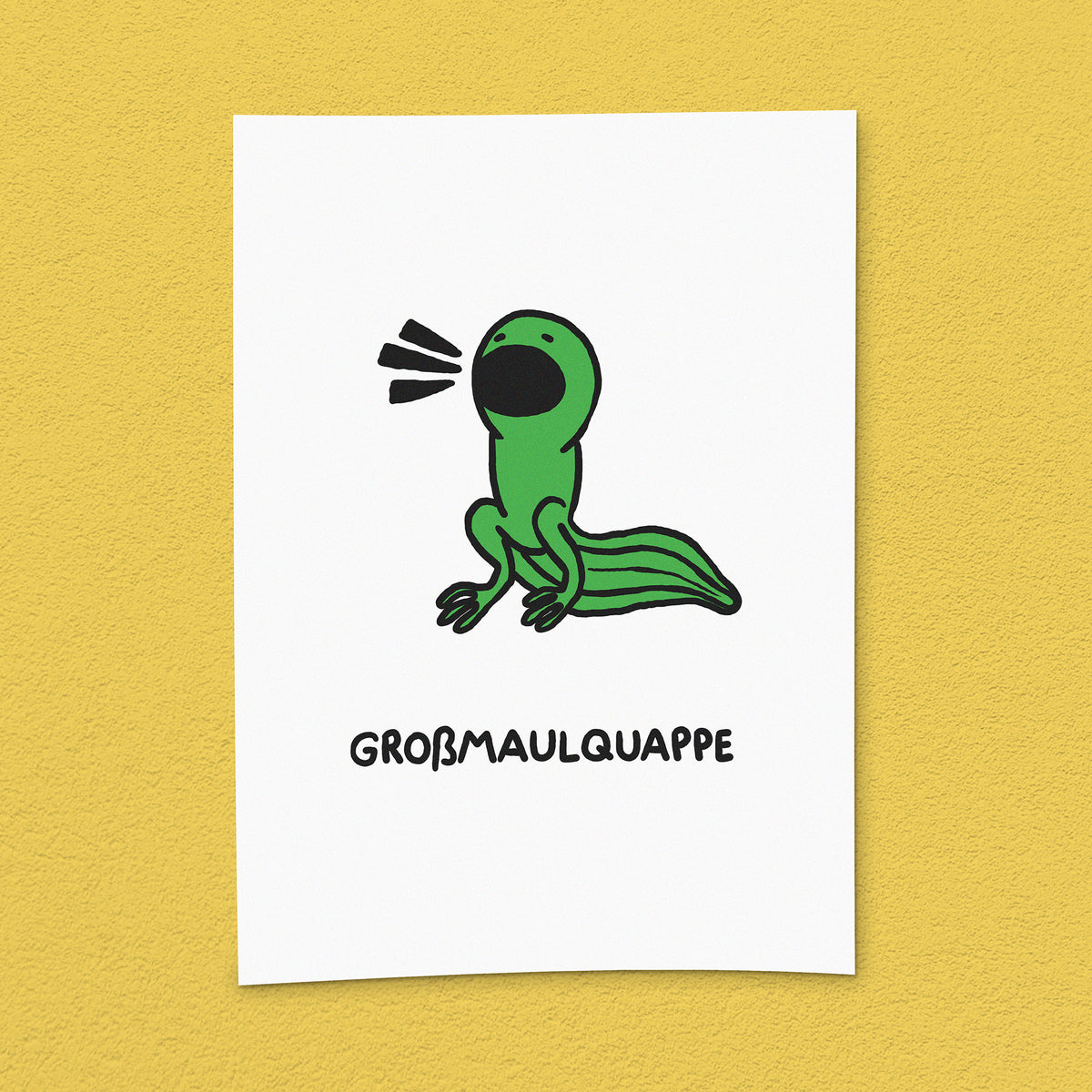 Kunstdruck "Großmaulquappe"