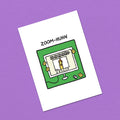Postkarte A6 "Zoom-Huhn"