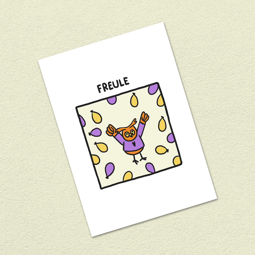 Postkarte A6 "Freule"