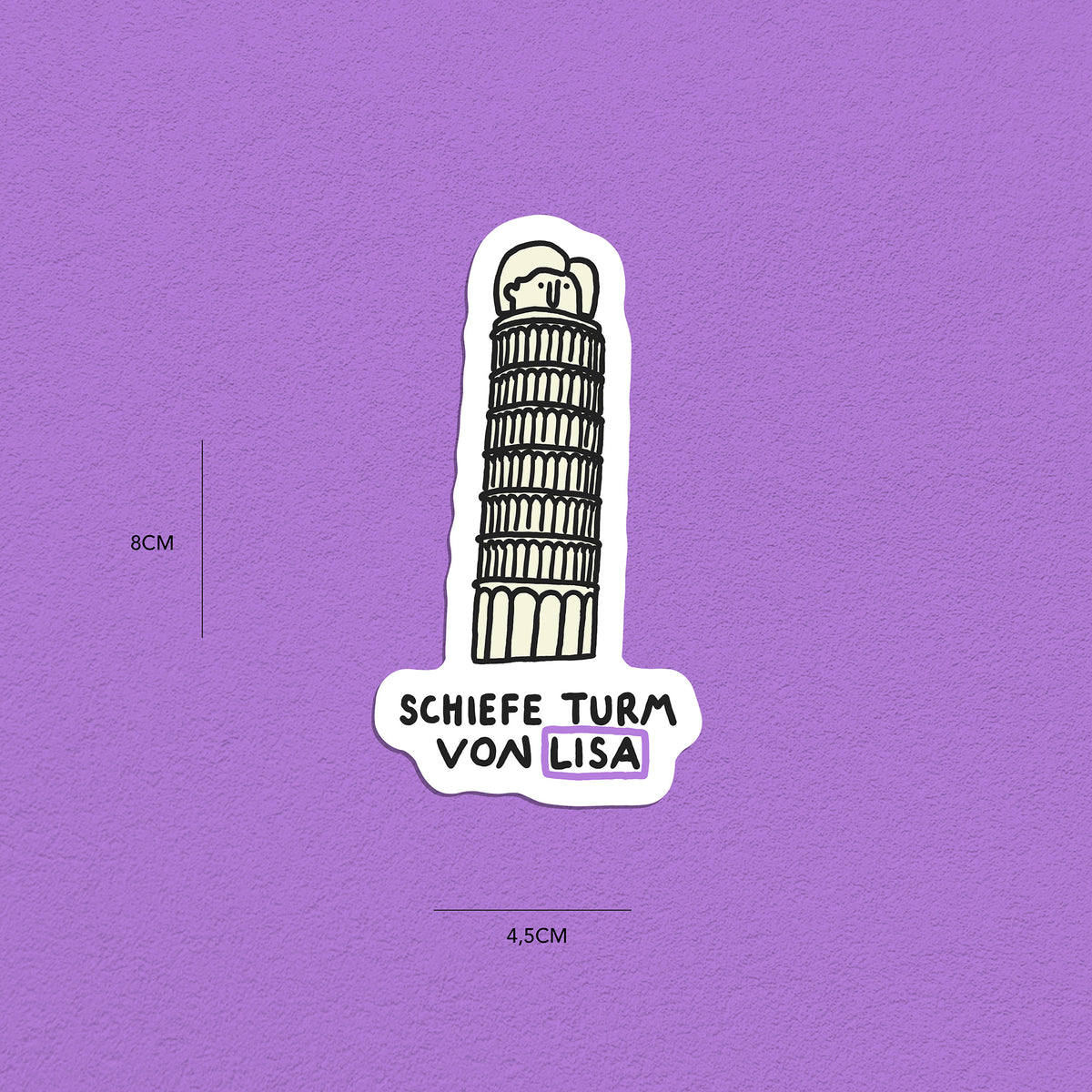 Spitznamen Lisa, Stickerset, 8er