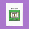 Kunstdruck "Zoom-Huhn"