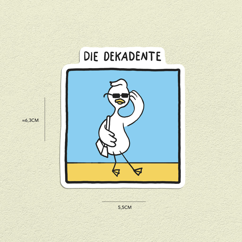 Enten Stickerset, 9er