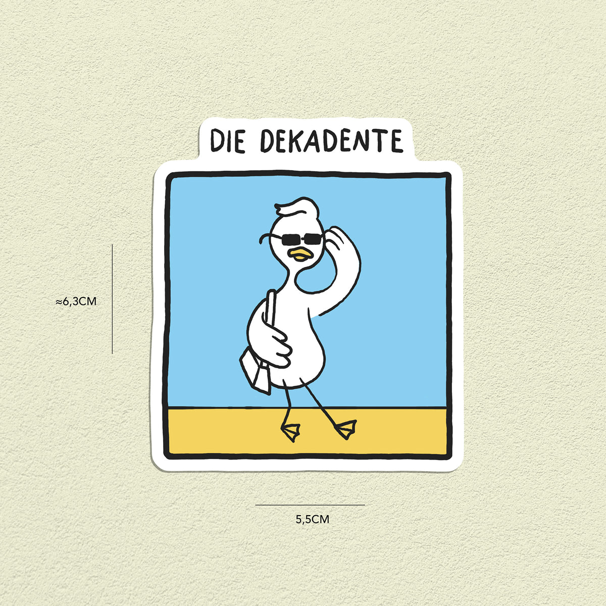 Enten Stickerset, 9er