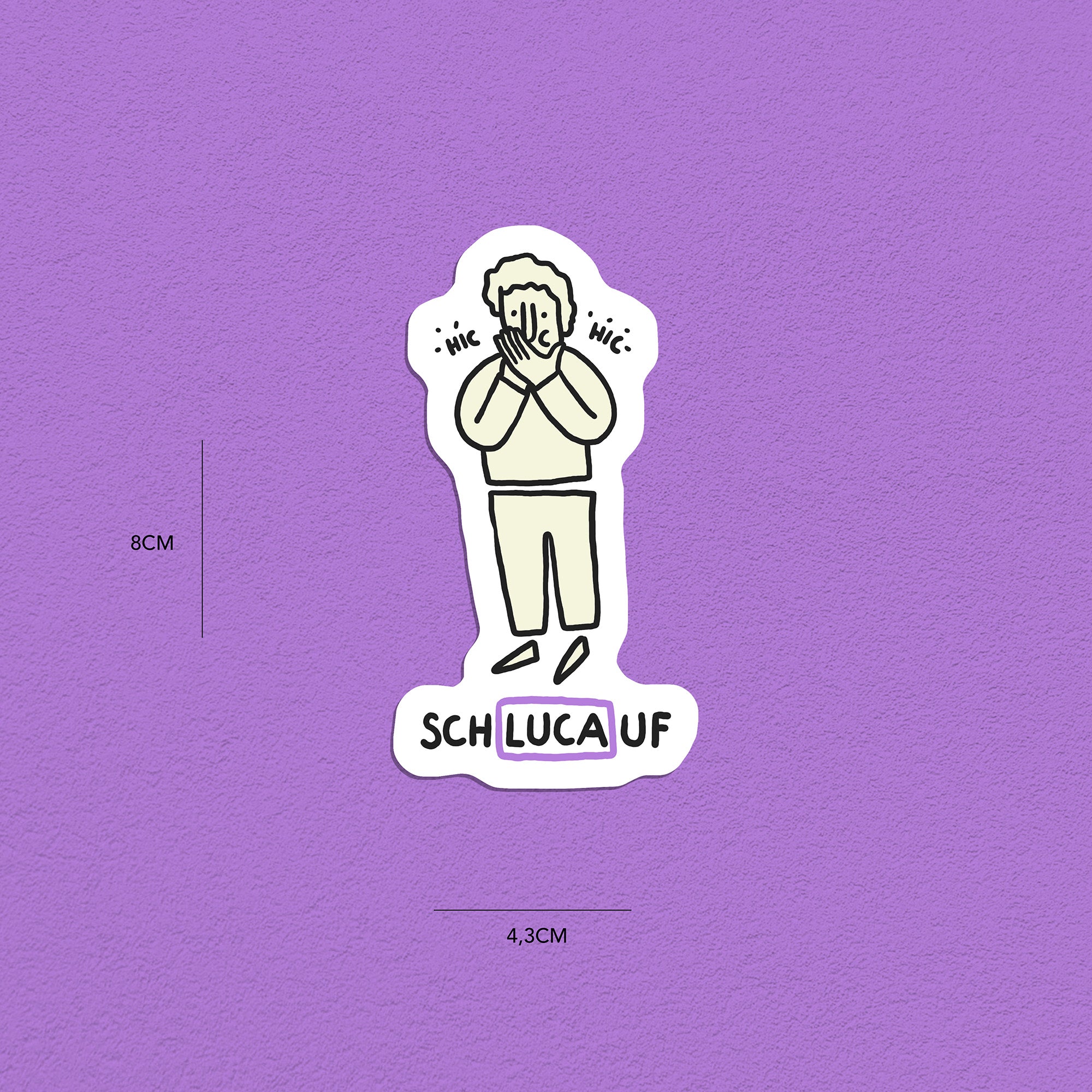 Spitznamen Luca, Stickerset, 8er