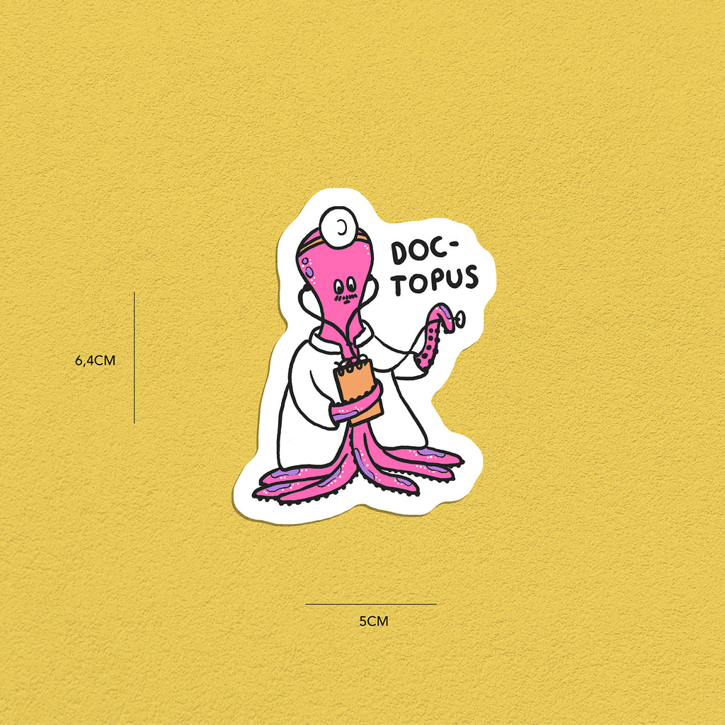 Oktopusse Stickerset 2, 5er
