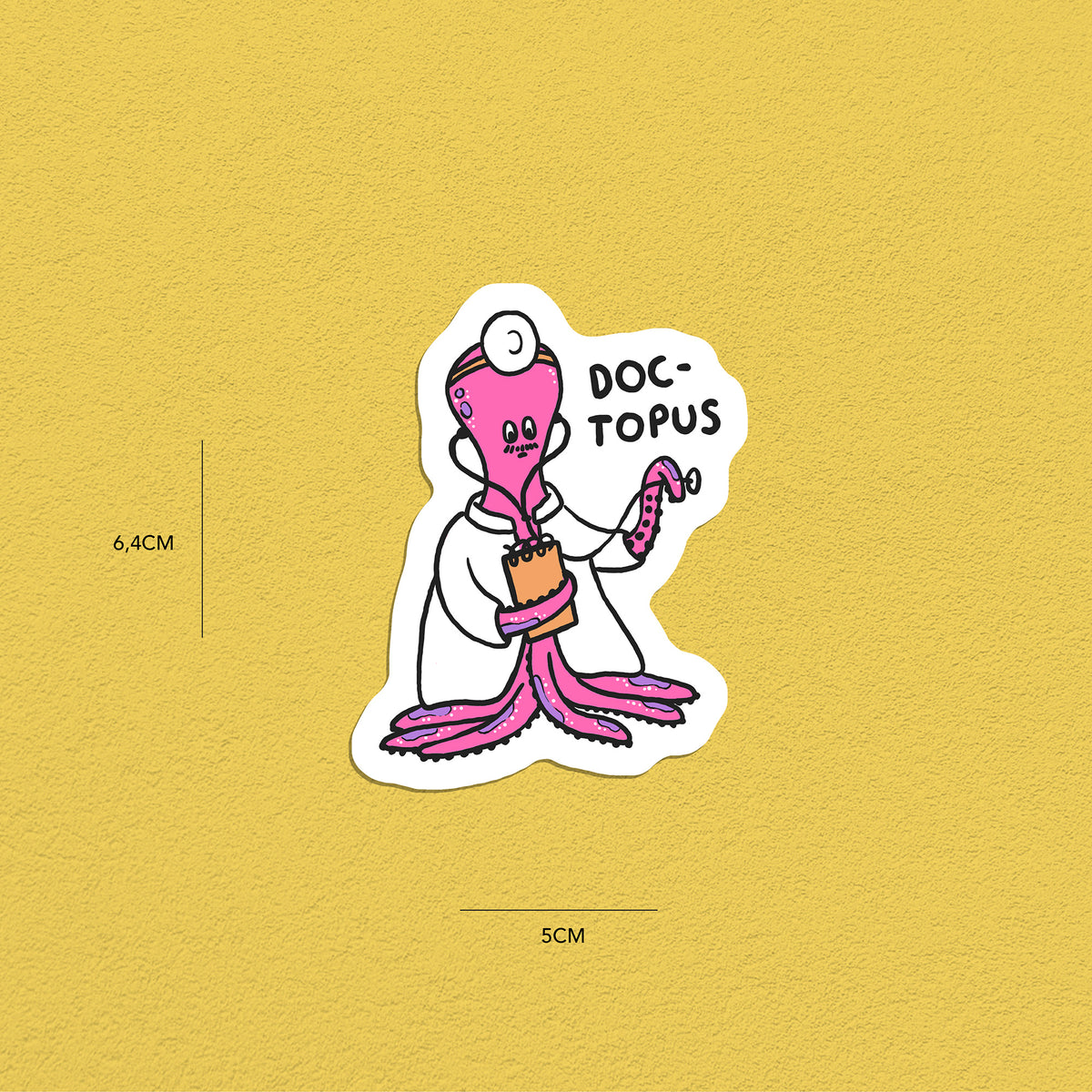 Oktopusse Stickerset 2, 5er