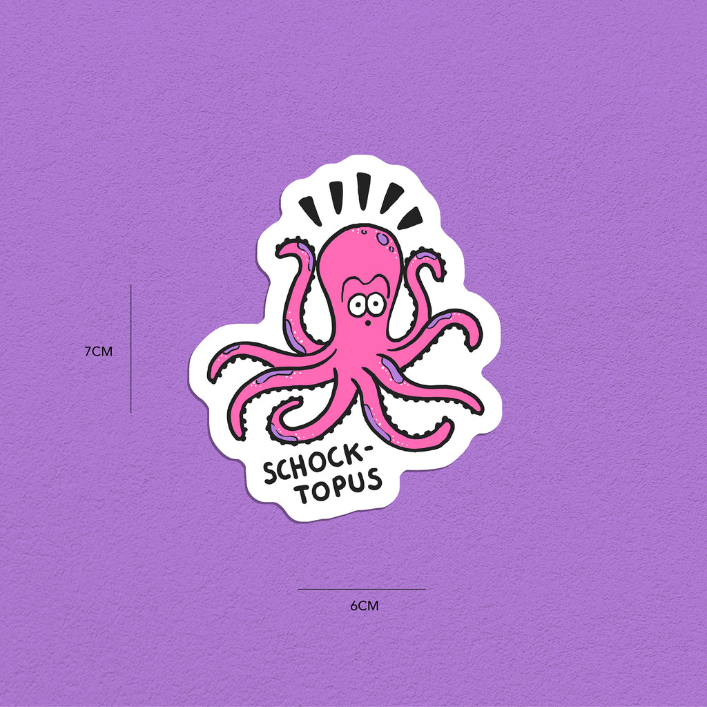 Oktopusse Stickerset 1, 5er