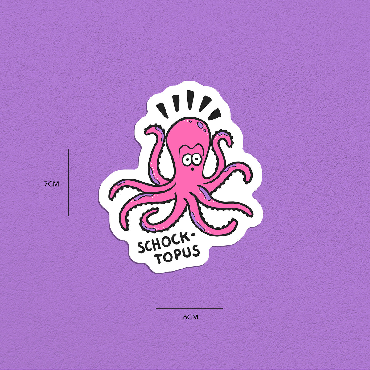 Oktopusse Stickerset 1, 5er