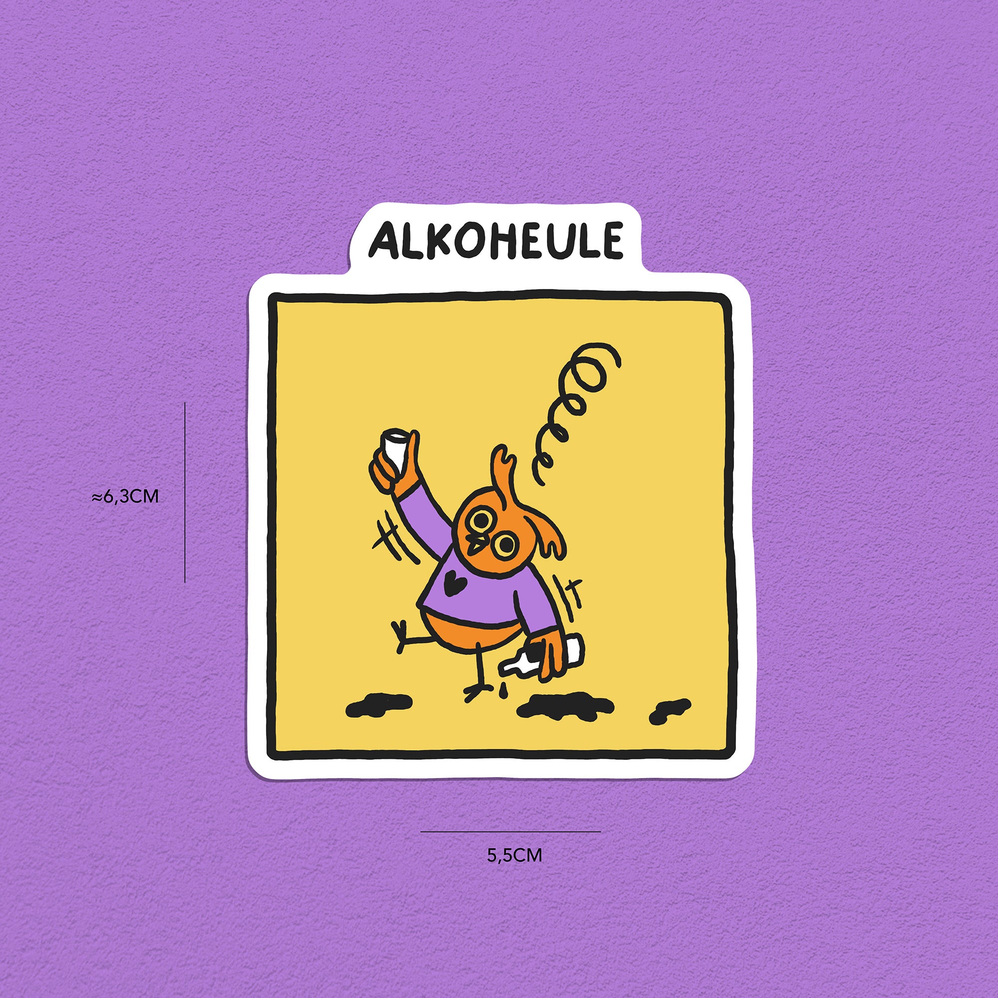Eulen Stickerset, 9er