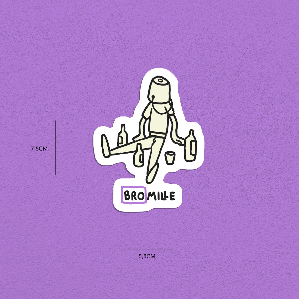 Spitznamen Dein Bro, Stickerset, 8er