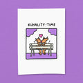 Kunstdruck "Kuhality Time"