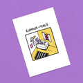 Postkarte A6 "Zuhaus-Maus"
