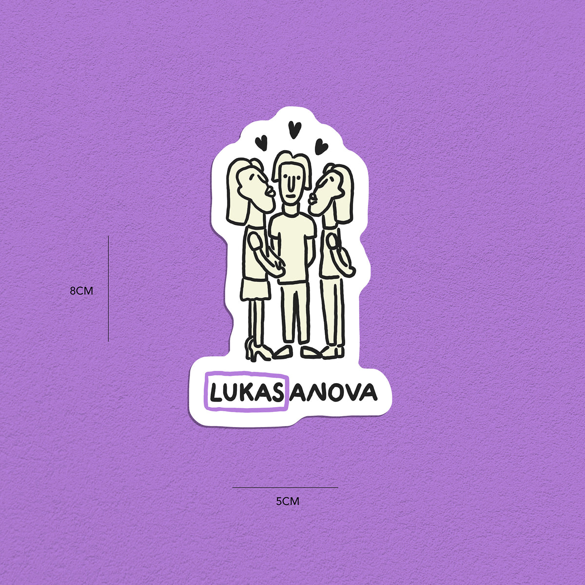 Spitznamen Lukas, Stickerset, 8er