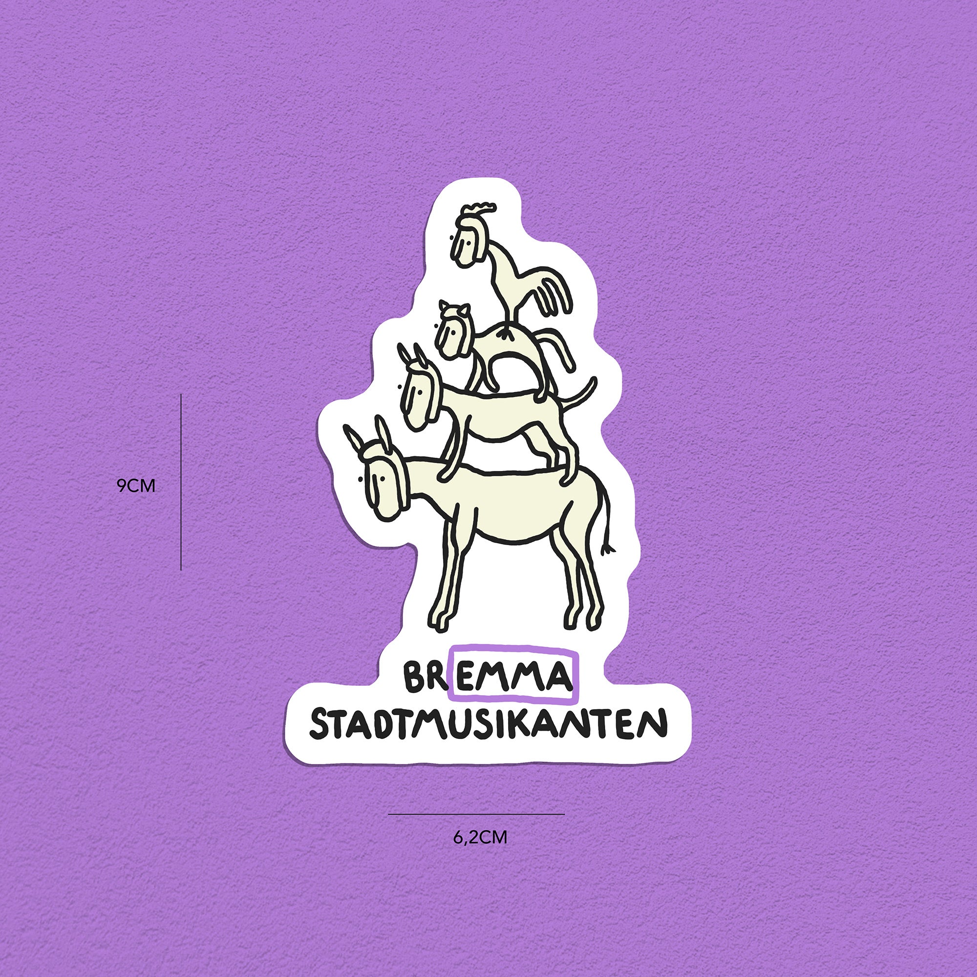Spitznamen Emma, Stickerset, 8er