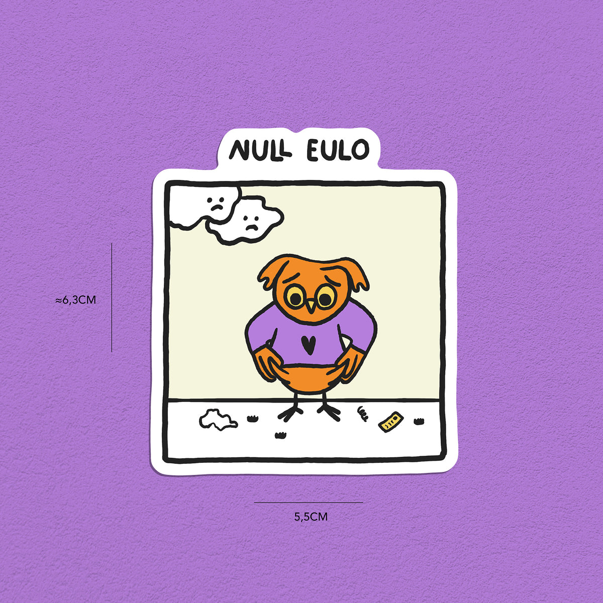 Eulen Stickerset, 9er