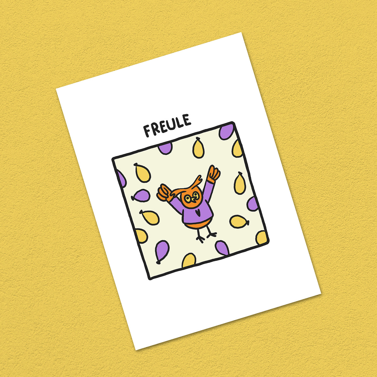 Postkarte A6 "Freule"