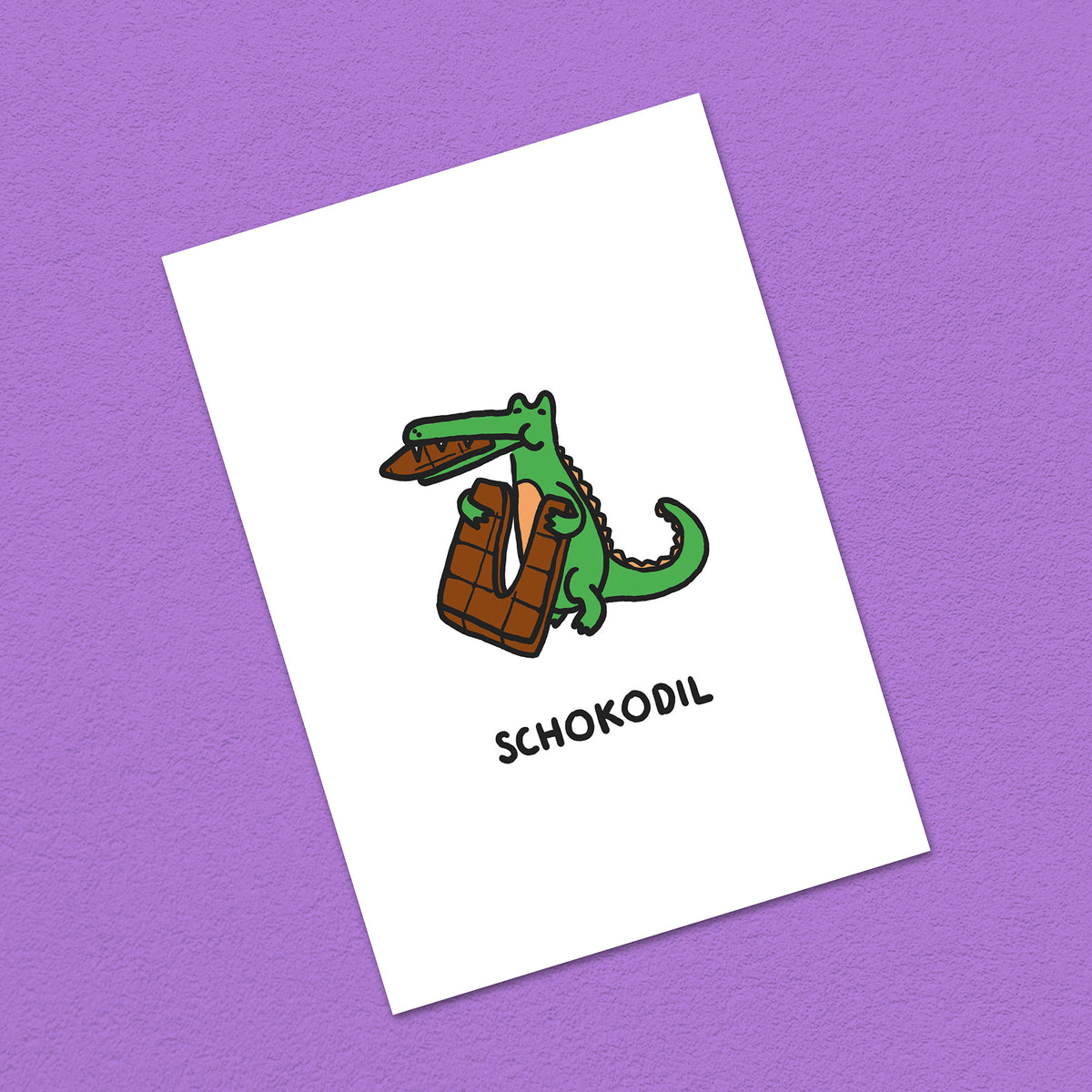 Kartenset Krokodile, 5er