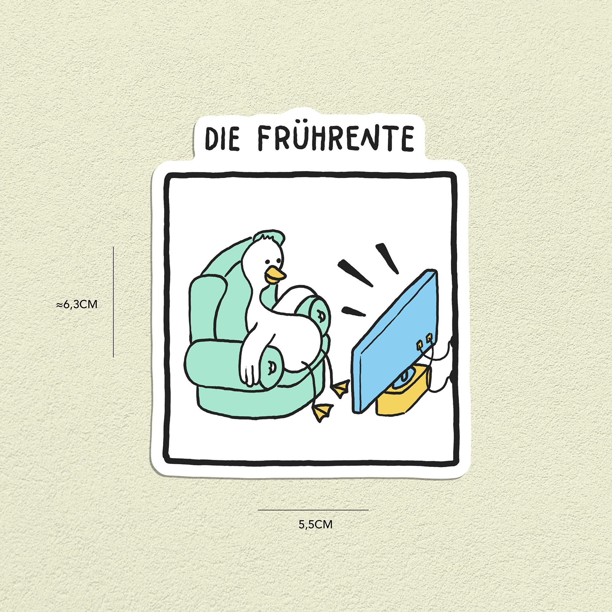 Enten Stickerset, 9er