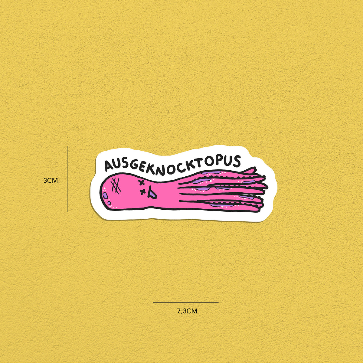 Oktopusse Stickerset 2, 5er
