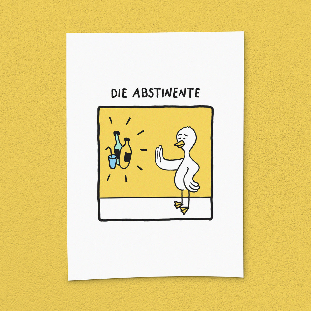 Kunstdruck "Abstinente"
