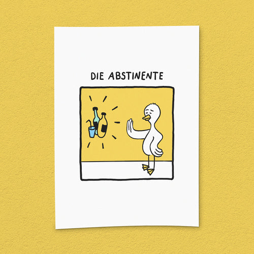 Kunstdruck "Abstinente"