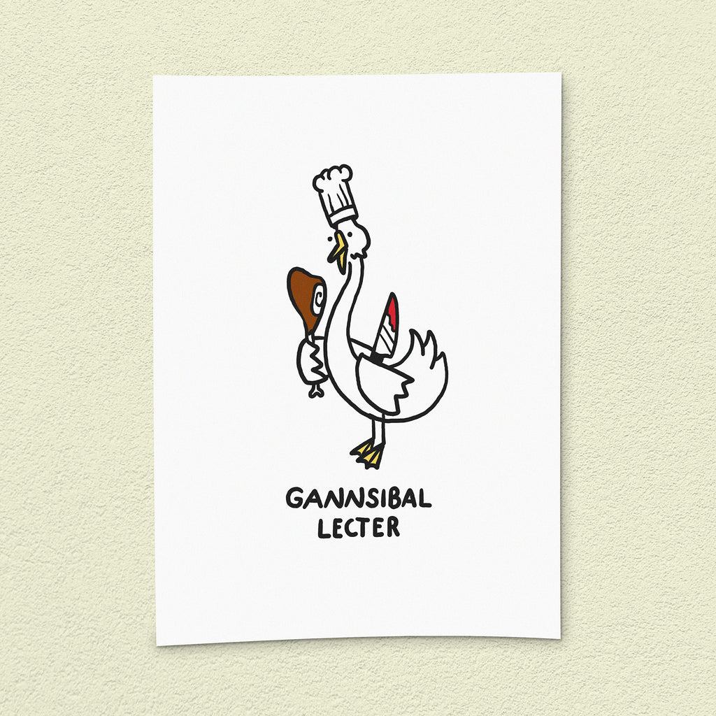 Kunstdruck "Gannsibal Lecter"