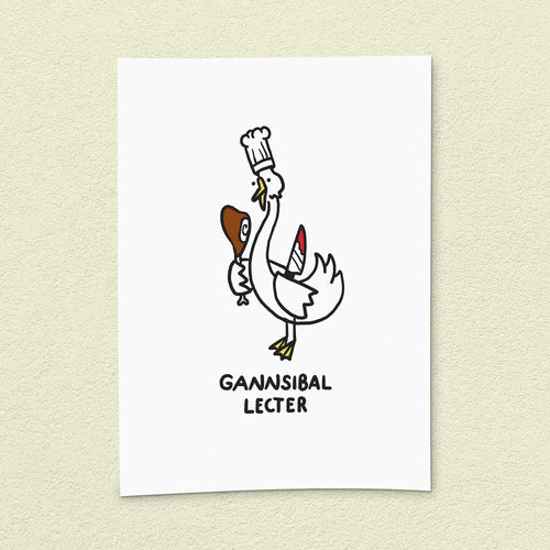 Kunstdruck "Gannsibal Lecter"