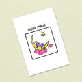 Postkarte A6 "Müde Maus"
