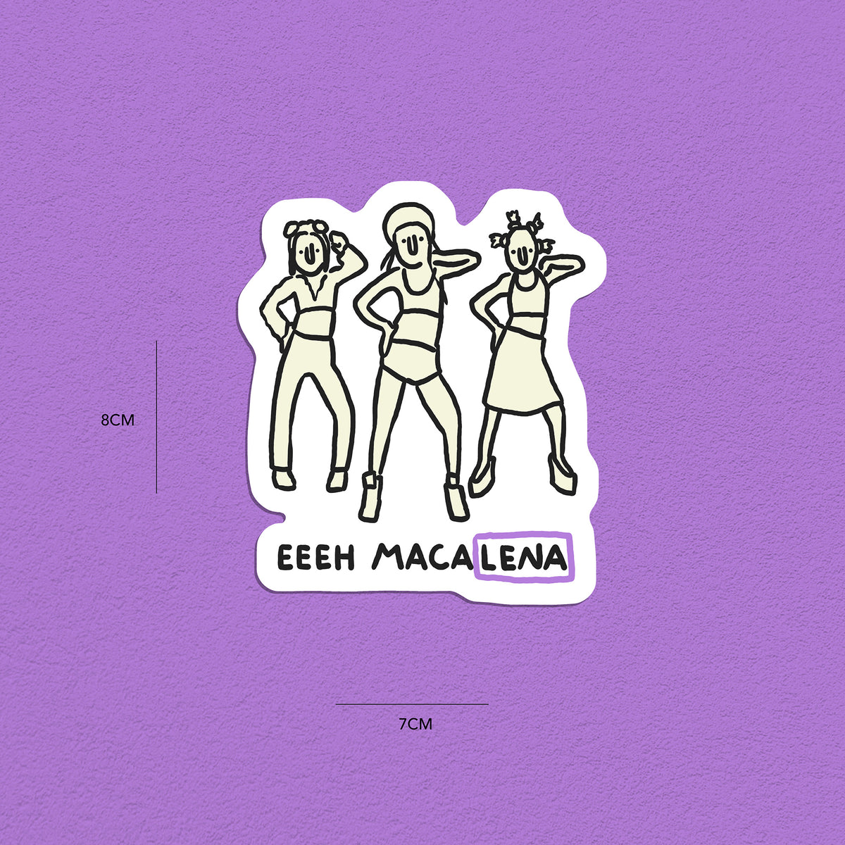 Spitznamen Lena, Stickerset, 8er