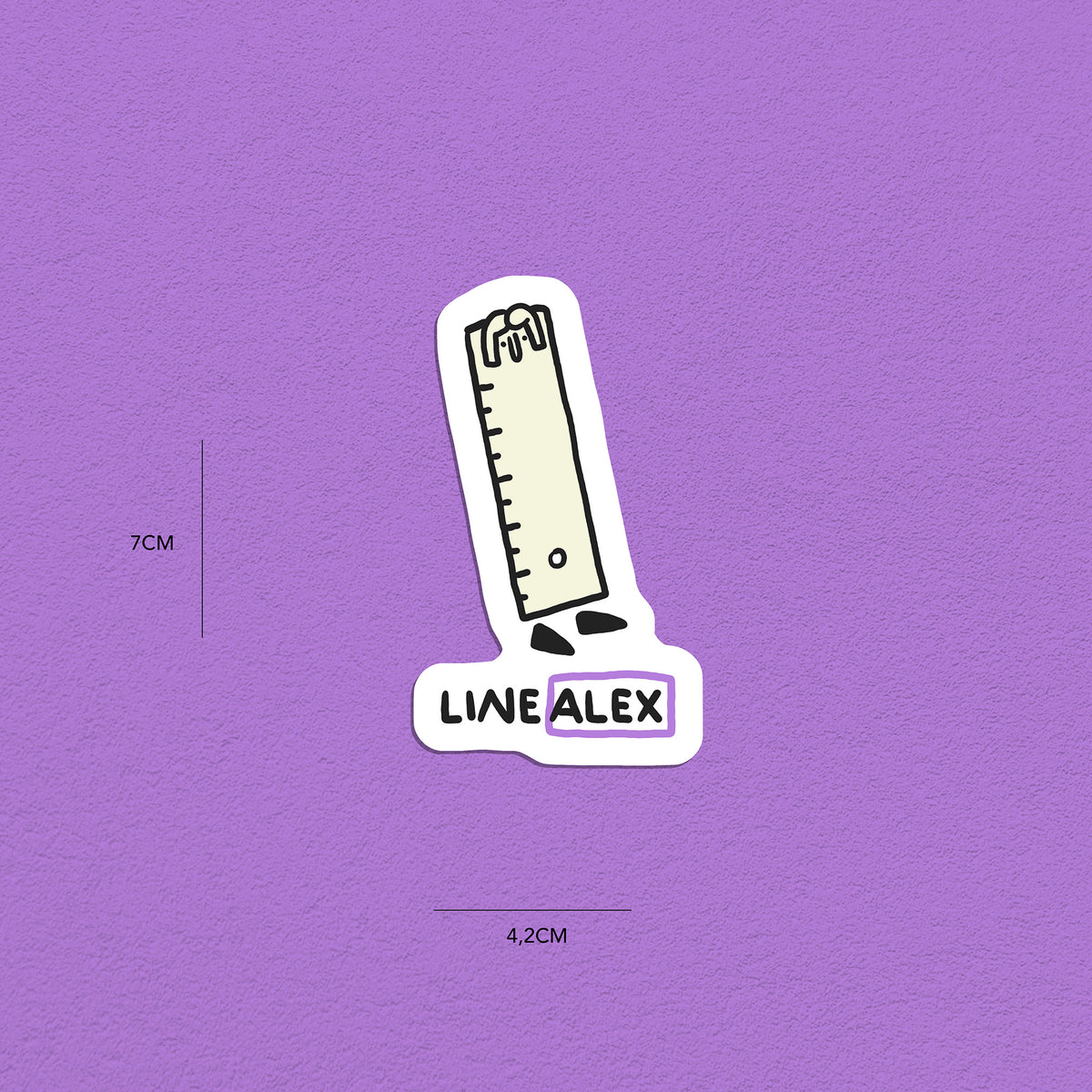 Spitznamen Alex, Stickerset, 8er