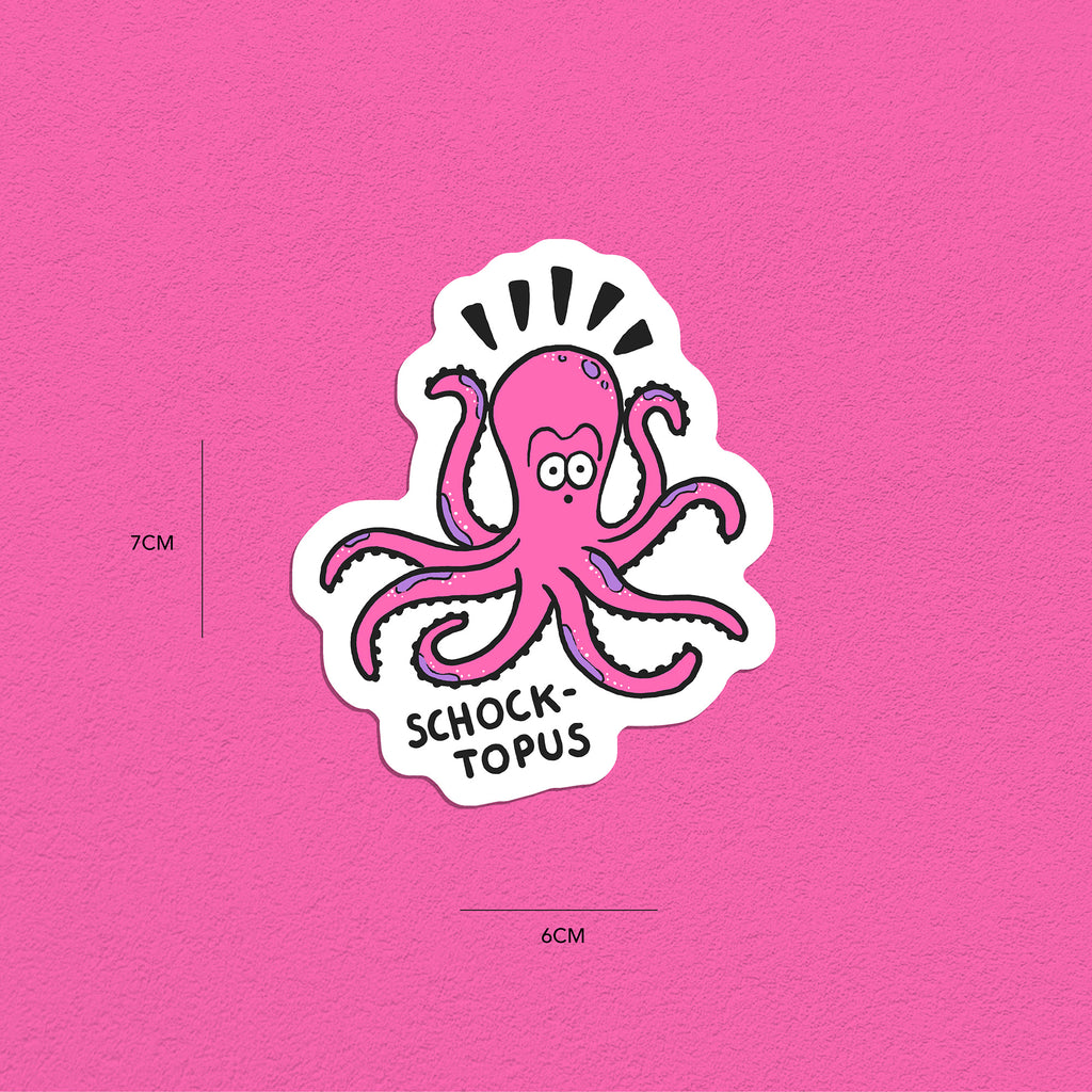Oktopusse Stickerset, 10er